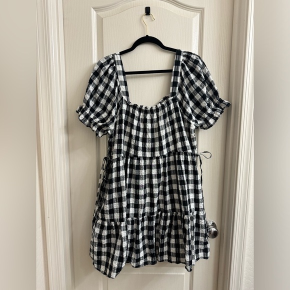 Madewell Tiered Mini Dress XL - Picture 7 of 9